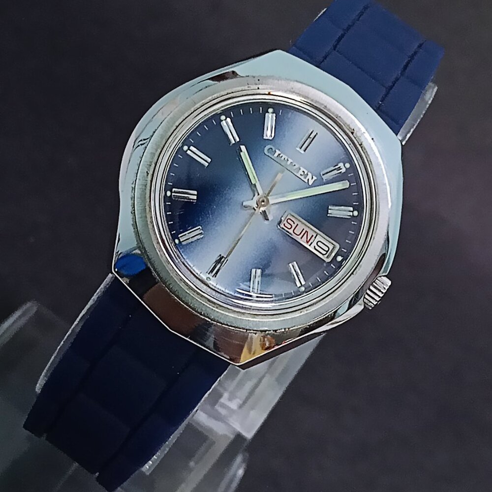 Vintage CITIZEN Automatic DD 17-Jewels Japanese Men's 6000 Genuine Wristwatch